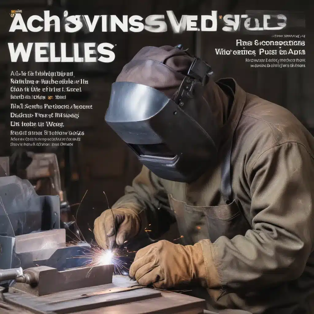 Achieving Flawless Welds Mastering the Art and Techniques of the Welding Craft