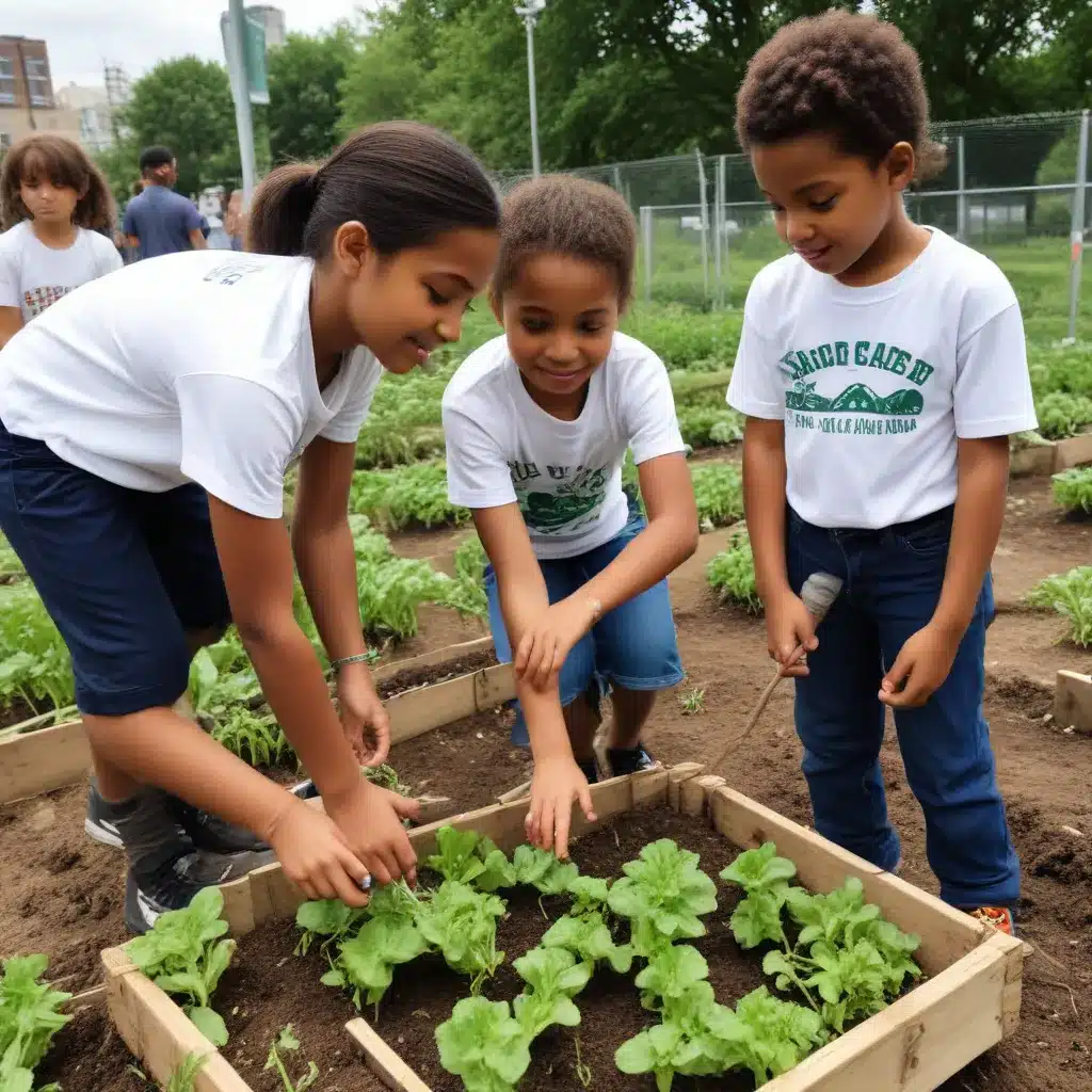 City Kids Explore Food Chain Fundamentals in Urban Agriculture Basics